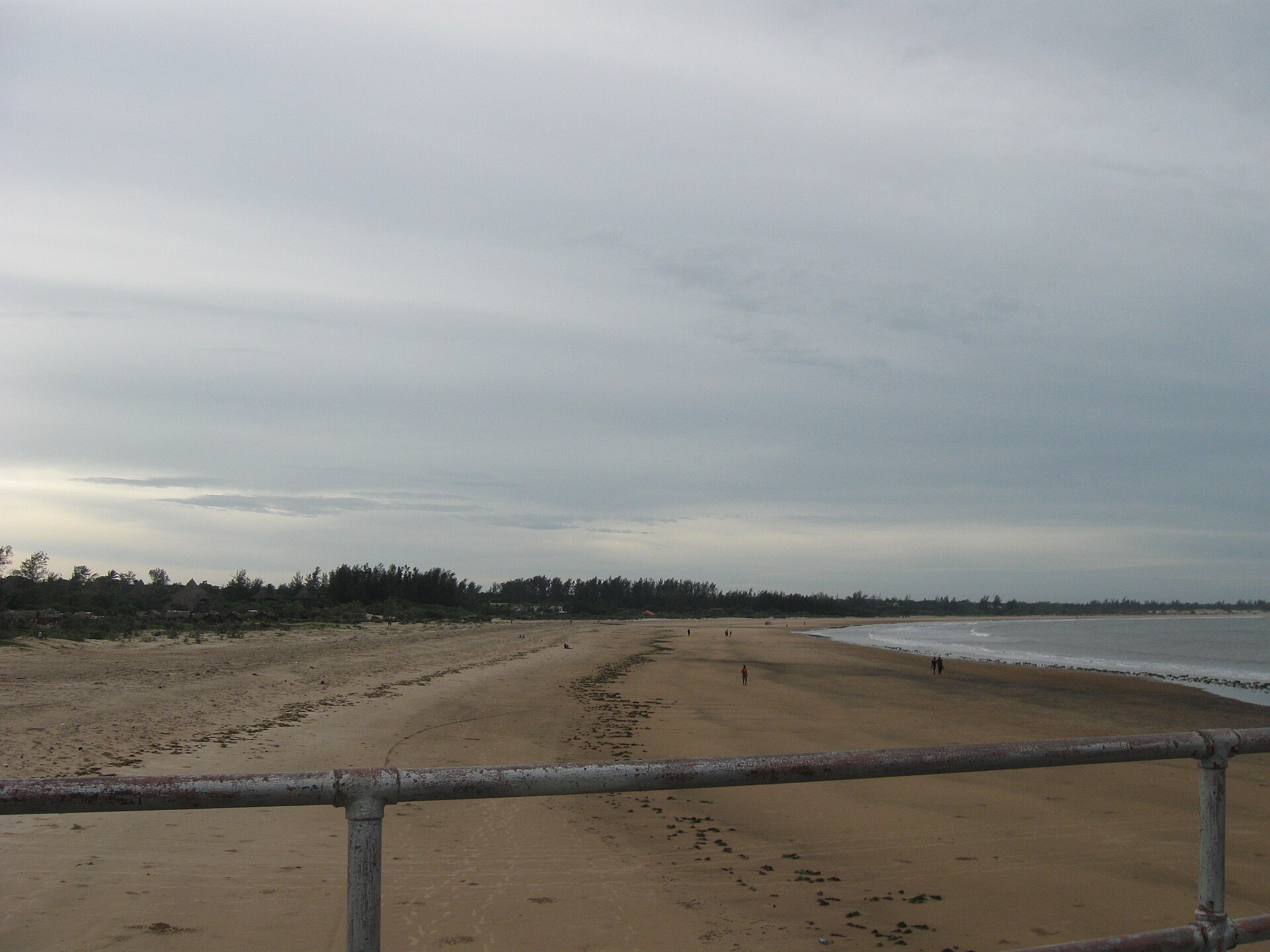 The coastal town of Malindi, Kenya